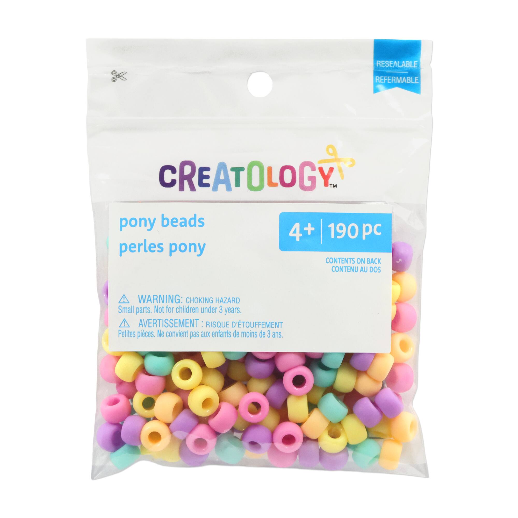 6mm x 9mm Pony Beads